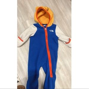 vintage color block north face bunting.🤍